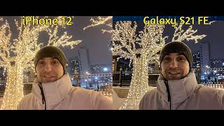 iPhone 12 vs Galaxy S21 FE - сравнение по фото и видео!