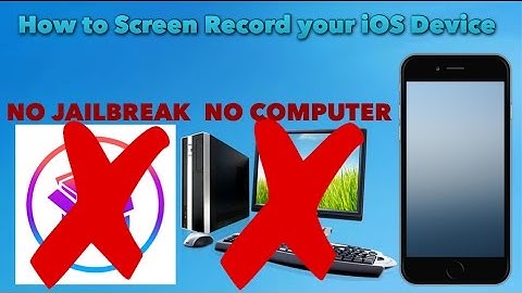 How to Screen Record Your iOS Device (NO JAILBREAK) (NO COMPUTER) iOS10(Does not work srry)