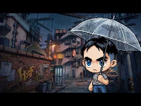 不安な心を癒すカニングシティー都心の雨 ASMR