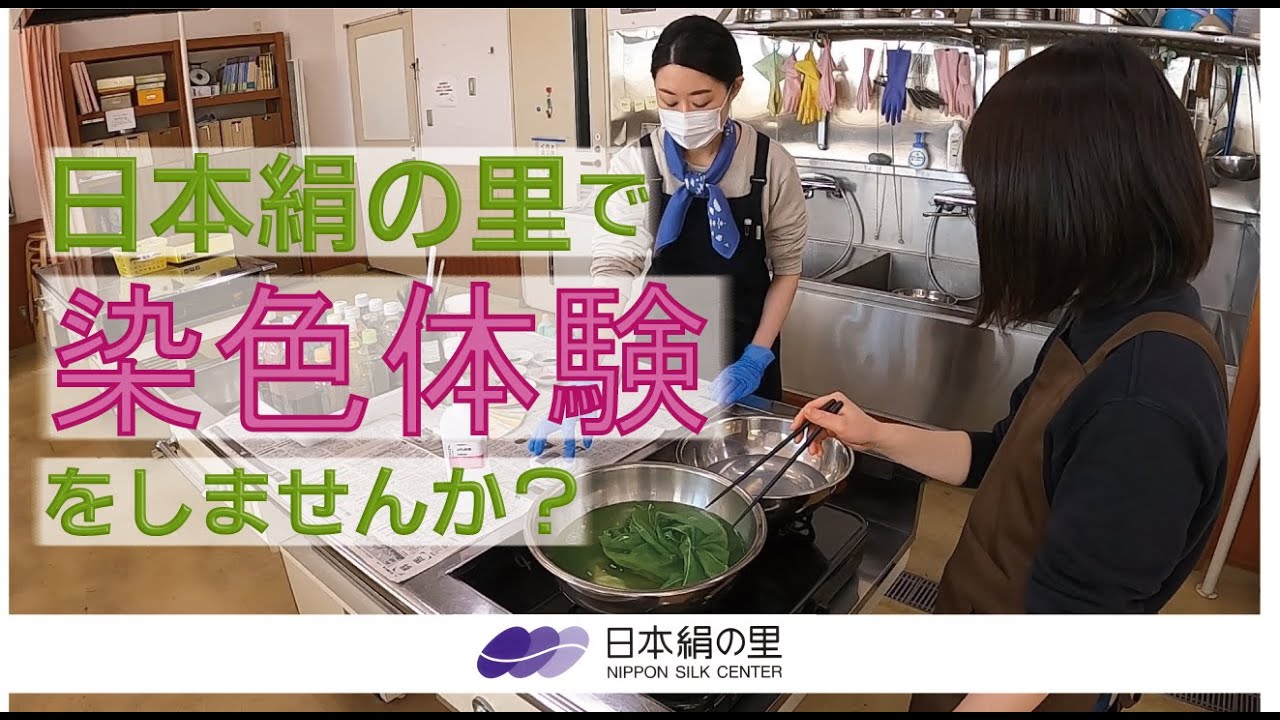 Would you like to try dyeing at Japan Silk Village? | Sericulture