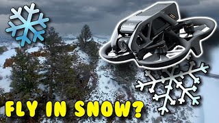 Flying Tips DJI Avata Drone in Snow