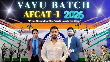 VAYU Batch AFCAT 1 2026 | Free GK + Science + Maths Classes | Complete Overview by Saransh Sir