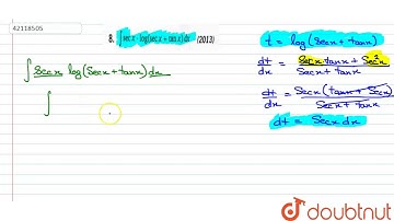`int secx. log (sec x+ tan x ) dx `