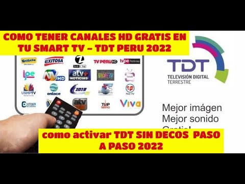 Cómo ACTIVAR TDT en SMART TV📺 (2023) Super Fácil [Televisión GRATIS!!!] 