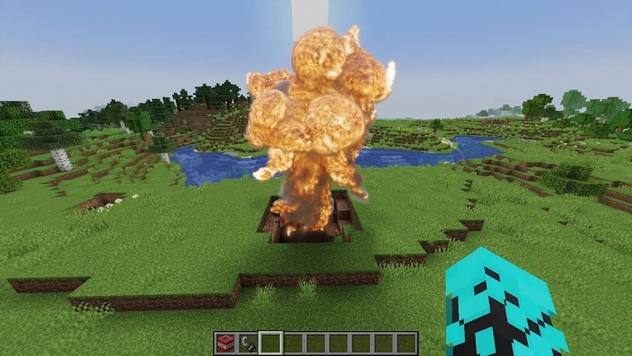 Minecraft Too Realistic TNT Explosion