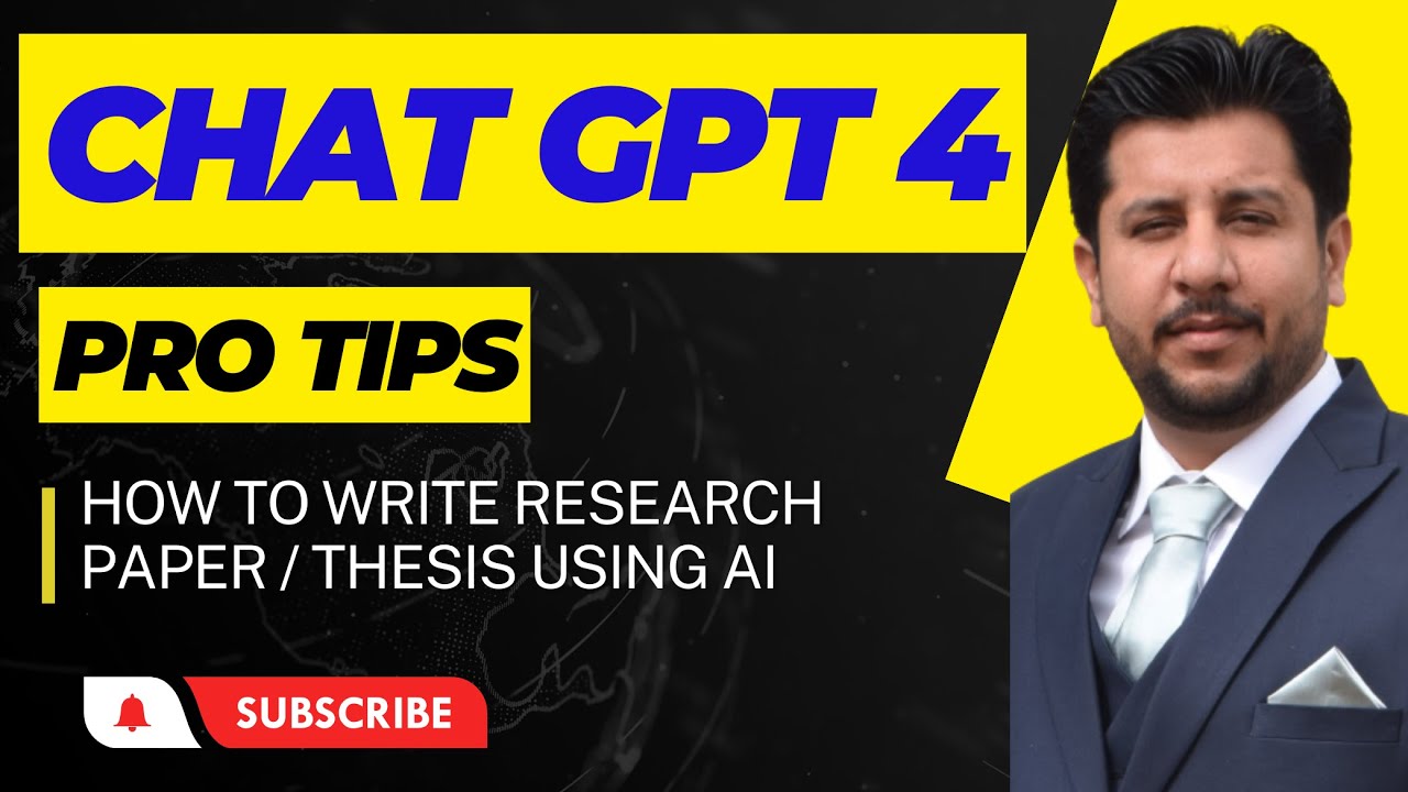 how to write thesis with chat gpt