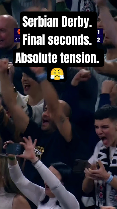 Final Minutes DRAMA in the Serbian Derby 🤯 Partizan vs Crvena Zvezda #partizan #crvenazvezda