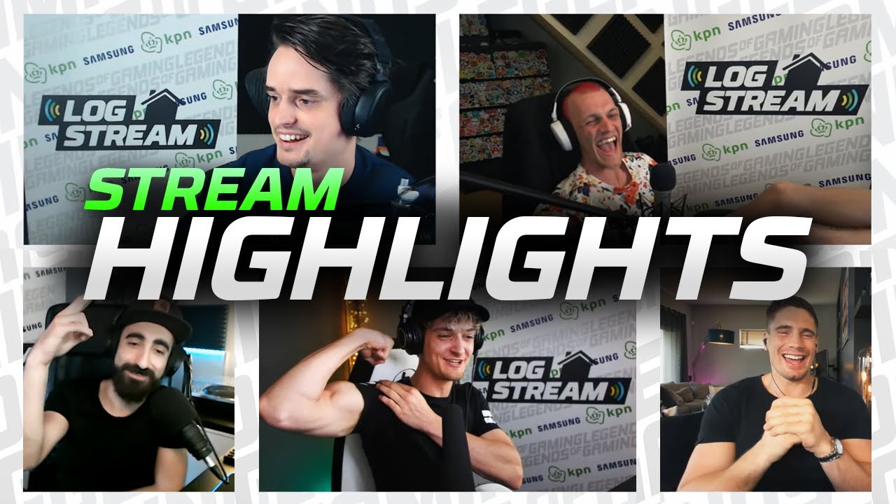 LOG STREAM @HOME HIGHLIGHTS met Don, Milan, Roedie, Emre en Rico ...