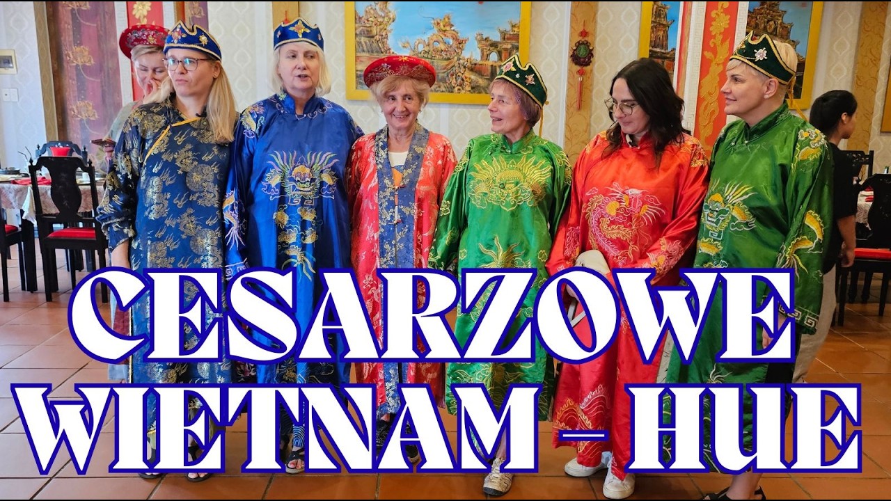 WIETNAM - HUE - Cesarski Lunch 🇻🇳✨Przemiana w Cesarzowe i smaki Wietnamu #mikronek #travel  #vietnam