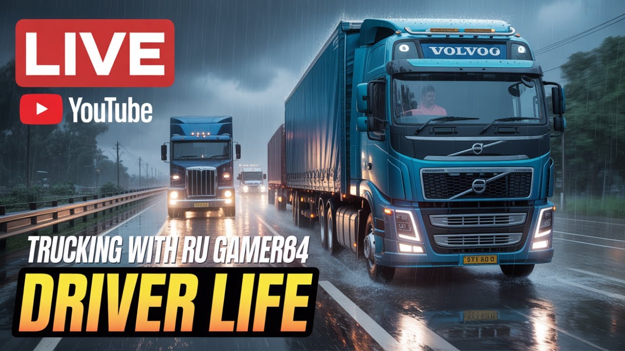 WATCH TRUCKING LIFE WITH ME ON ROADS ETS2 REALSTIC DRIVING 