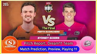 Perth Scochers vs Sydney Sixers BBL 2026 Final Match Prediction - PRS vs SYS Match Prediction #BBL screenshot 4