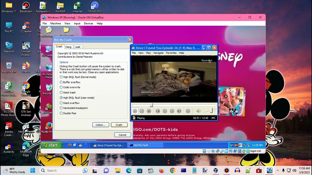 Windows XP BSOD 1187 (2023)