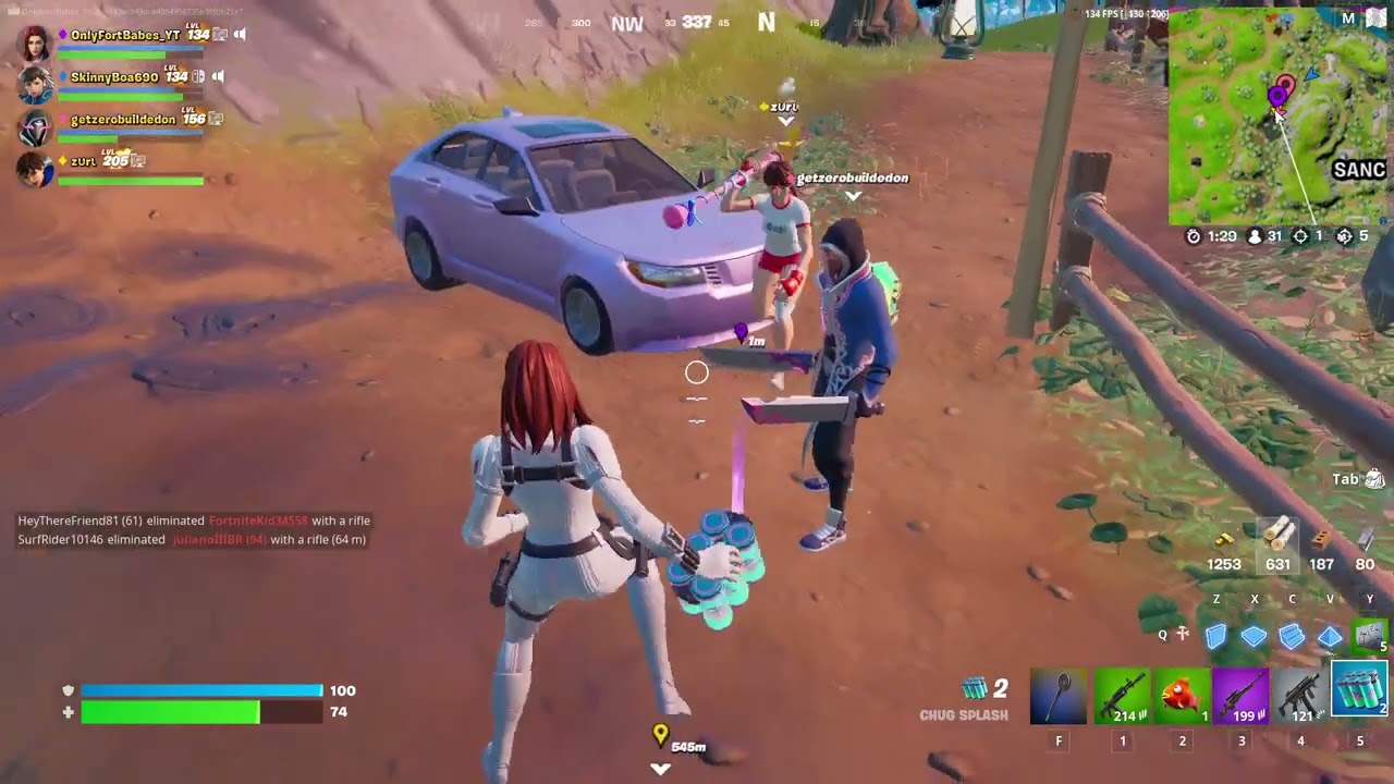 Black Widow (snow suit) - GAMEPLAY