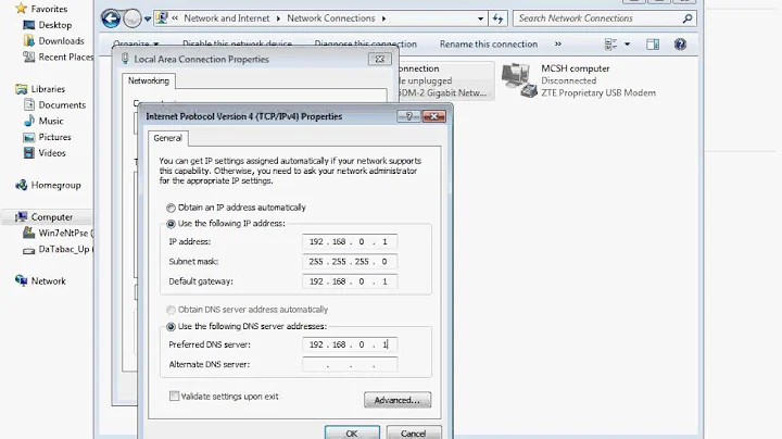 Tutorial Setting LAN Windows 7 as a Server