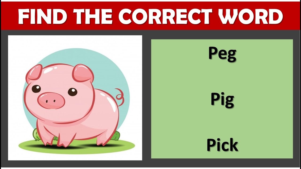 Find The Correct Word Word Game Kid Friendly Learn English Vocabulary Game 英語詞彙遊戲 英語學習 Youtube Find The Correct Word Word Game Kid Friendly Learn English Vocabulary Game 英語詞彙遊戲 英語學習 Youtube