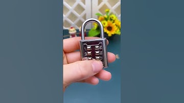 10 Digit Push Button Combination Padlock #shorts #youtubeshorts #lock