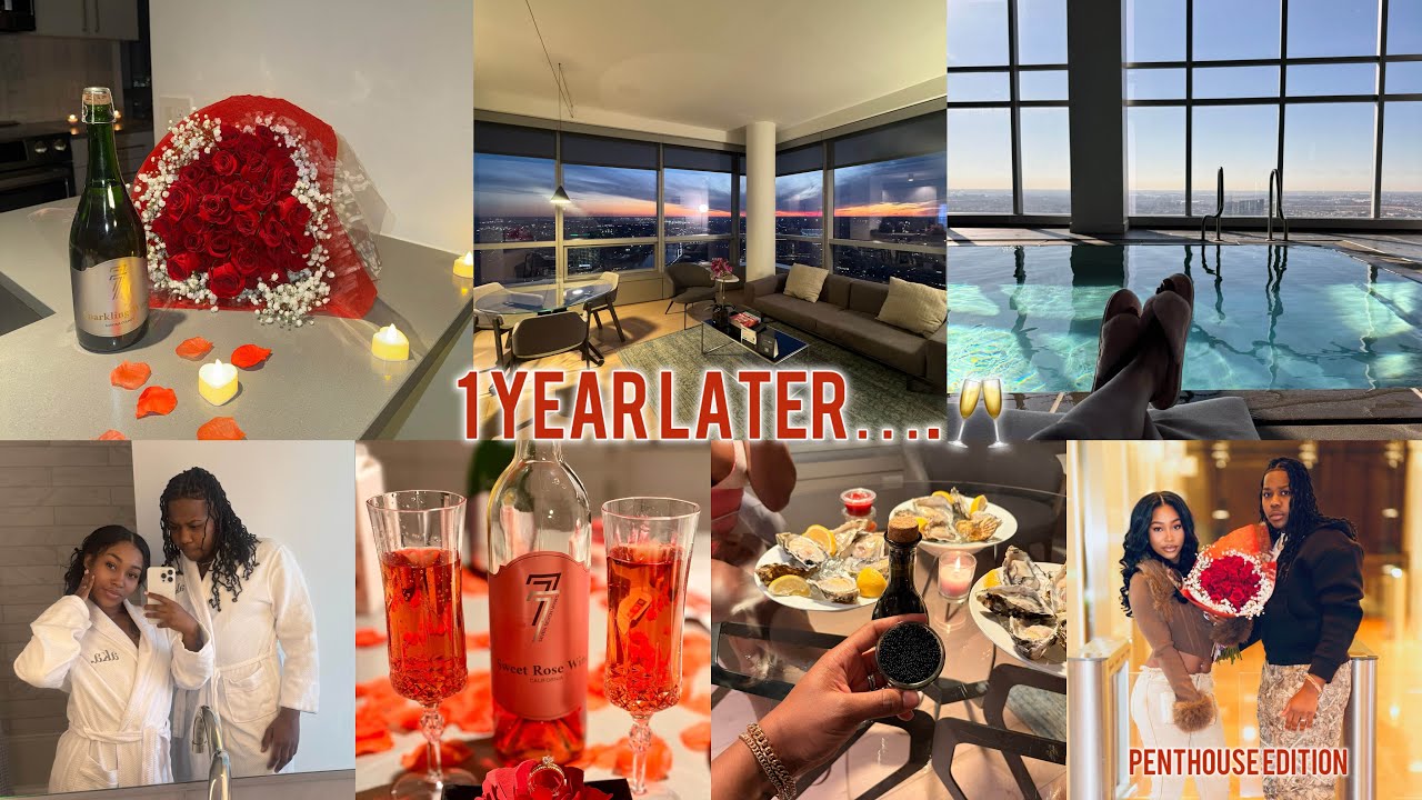 Our 1-Year Anniversary 🥂✨❤️| Penthouse Edition