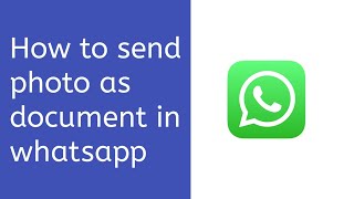 How to send photo as document in WhatsApp || DTGFX screenshot 4