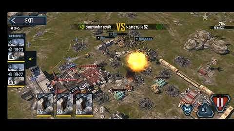 Attacking level 58 base using fob and cobra.. War commander rogue assault