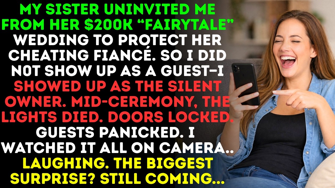 My Sister Uninvited Me from Her $200K Wedding… So I Shut It Down Mid-Ceremony—And Then…