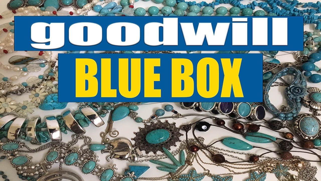 Goodwill Jewelry Bluebox Unboxed Turquoise Collection YouTube