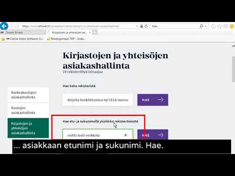 Video: Kuinka Tallennat Syötetyt Tiedot