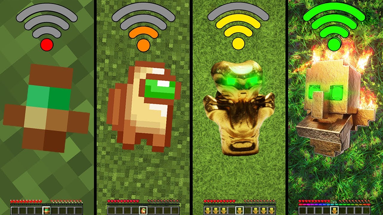 Minecraft Wi Fi Router physics with different Wi-Fi in Minecraft - YouTube