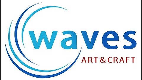 Waves art and craft || Channel intro video