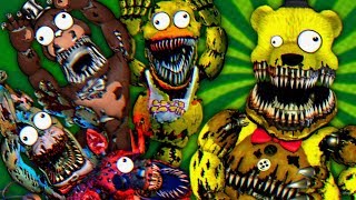 FNAF 4 3D ЗАТРОЛЛИЛ ВСЕХ КОШМАРНЫХ АНИМАТРОНИКОВ из ФНАФ 4 СЛОМАЛ и ПРОШЁЛ ИГРУ !!!