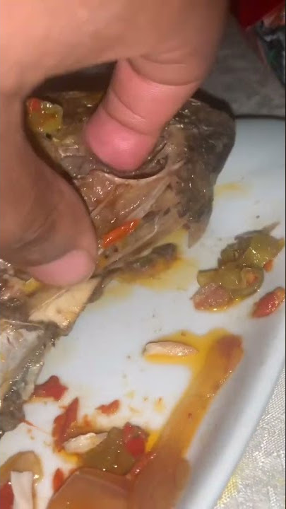 Eating fish eyes