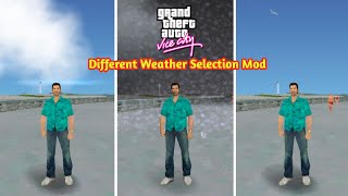 GTA Vice City Different Weather Selection Cheat Code | Weather Control Mod screenshot 2