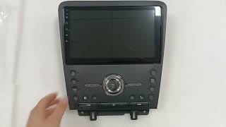 10-inch Android HD Screen Car Radio Button Demonstration Video for 2010-2014 Mustang
