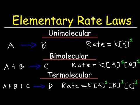 Video: Molecularity ya mmenyuko ni nini?