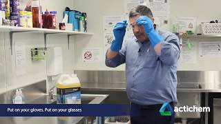 How To Use Actichems Tile Grout Power A Super-Strength Tile, Grout And Hard Surface Cleaner.