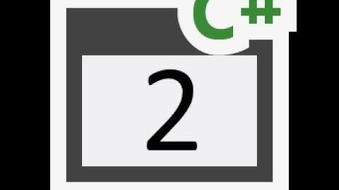 C# Beginner  - Tutorial 2 (First Console Application)