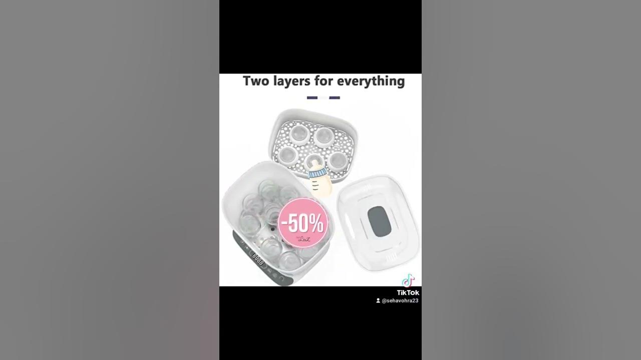 HAUTURE#Baby#Bottle Sterilizer#&Dryer, 6-in-1 Electric #Steam #
