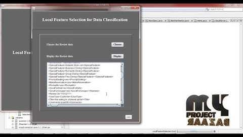 Local Feature Selection for Data Classification | Final Year Projects 2016