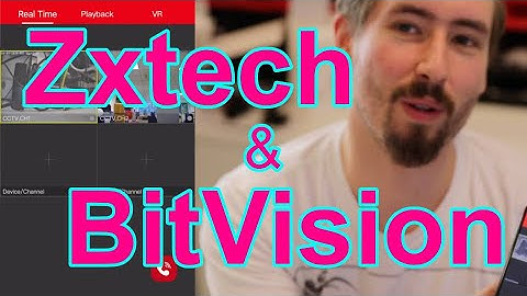 Zxtech PoE CCTV IP Camera NVR BitVision System Setup