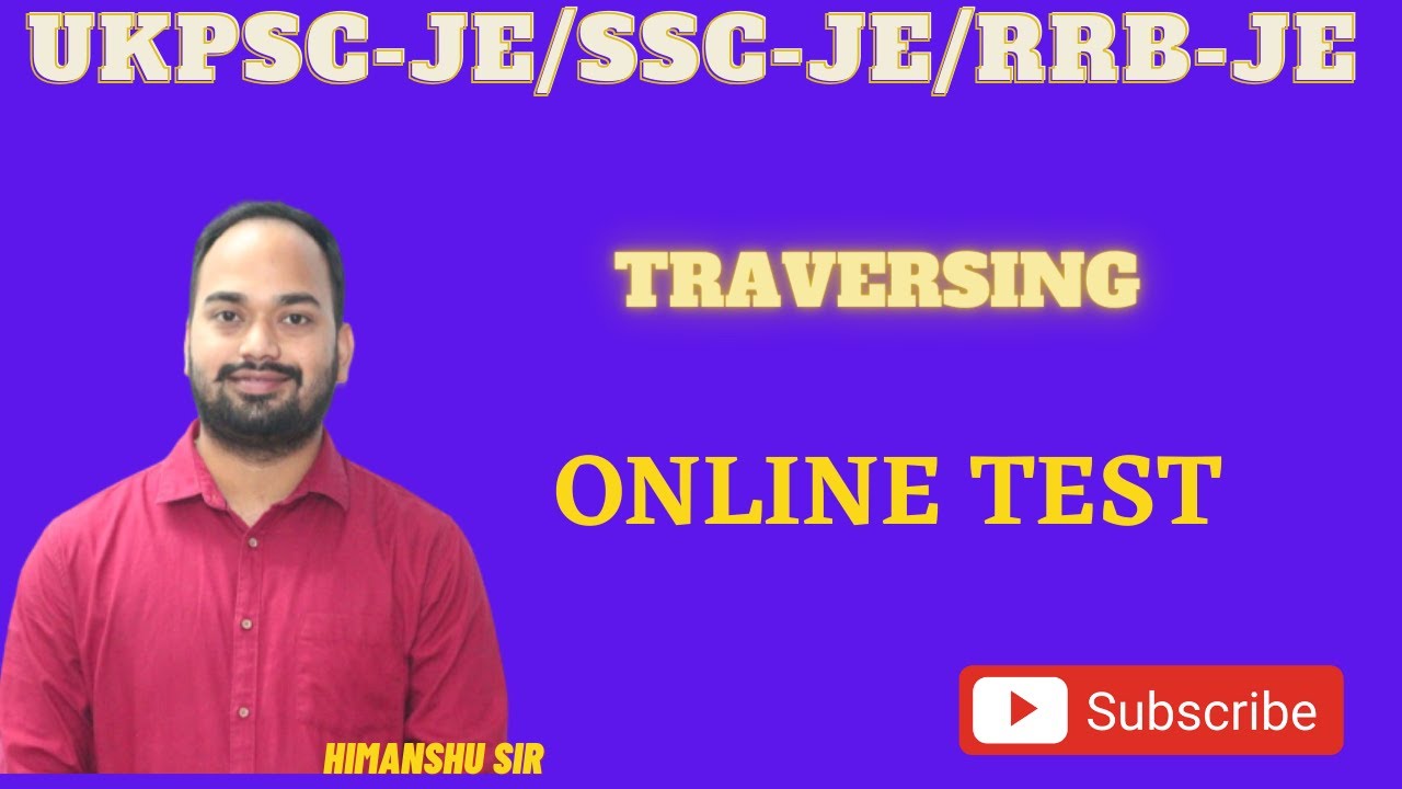 ONLINE TEST SOLUTION | TRAVERSING | BY HIMANSHU SIR - YouTube