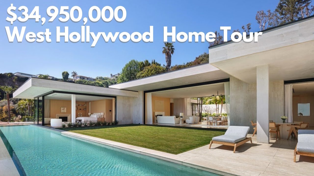 Inside a Breathtaking 35M West Hollywood Luxury Home Los Angeles