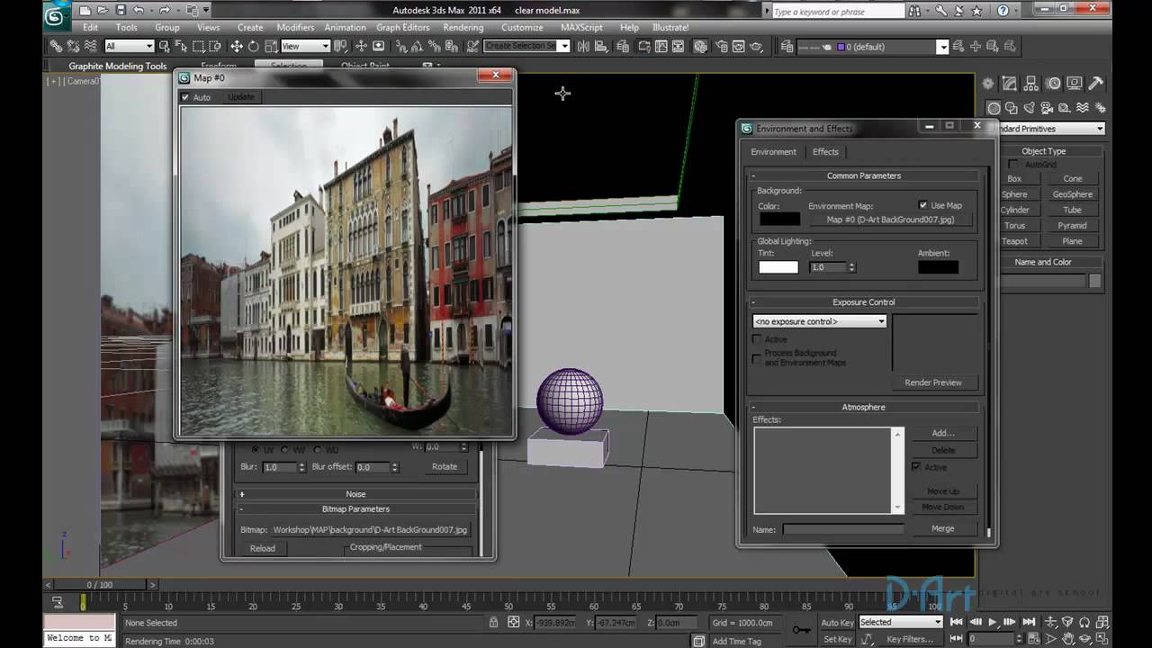 Tutorial How To Add Background In 3ds Max Youtube