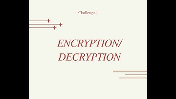 Encryption And Decryption Algorithm Part 2 -Python Logic Building Challenge 4