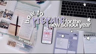 How To Prepare for the New School Year ☆ Back To School Tips