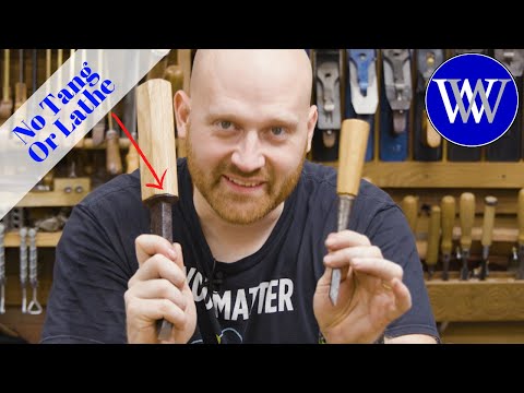 How to make a Handle for a Chisel socket and tang