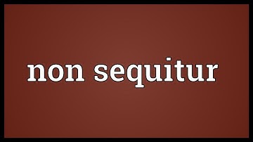 Non sequitur Meaning
