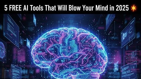 5 FREE AI Tools That Will Blow Your Mind in 2025 💥 | Best Artificial Intelligence Websites