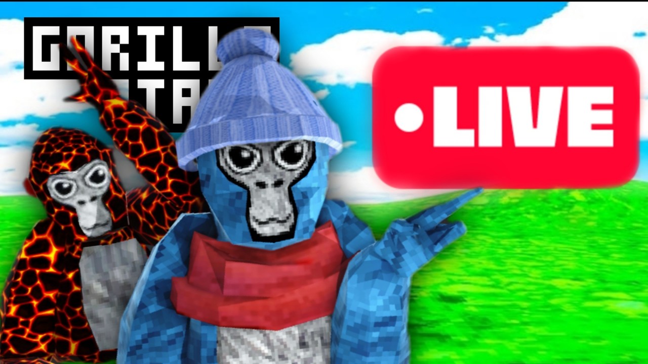 🔴LIVE🔴 GORILLA TAG HITTING AFK STREAM! - YouTube