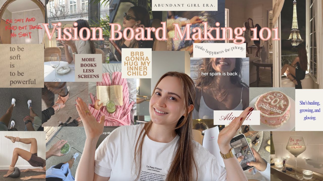 how to make a vision board to manifest your dream life! a step-by-step ...