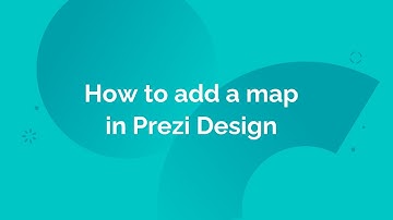 How to add a map in Infographics (Prezi Design)