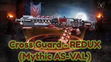 *NEW* CODM - Cross Guard Lucky Draw - Mythic ASVAL Level UP + Gameplay 🔥